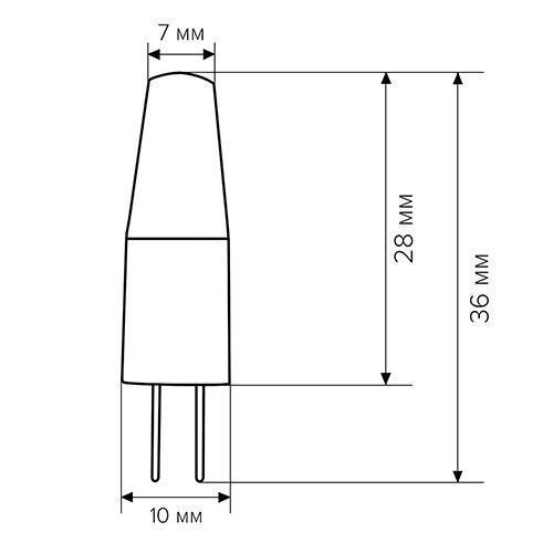 Свитлодеодная лампа Biom G4 3.5W 1507 3000K AC/DC12