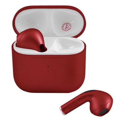 Навушники бездротові із кейсом mini. Червоний 0819-HLF фото