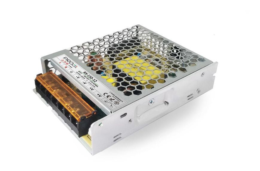 Імпульсний блок живлення PROLUM 12V, 150W, 12.5А, Series "RX" (📌 01683s |223025 ТЯ34 /MX) фото