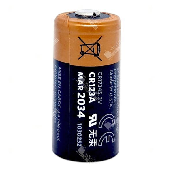Литиевая Батарейка DURACELL CR123A (3V) Industrial (без индивидуальной упаковки) (📌 02190s |0534 Б2Я19) фото