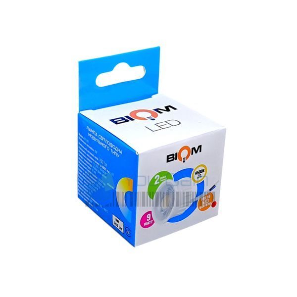 Светодиодная лампа BIOM MR16 модульного типа (бесцокольная) 9 Вт 4500К. Линза 60&deg;