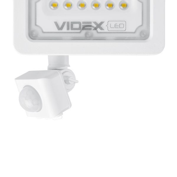 LED прожектор VIDEX F2e 20W 5000K с датчиком движения и освещенности