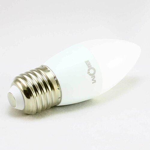 Свитлодеодная лампа Biom BT-568 C37 7W E27 4500К матовая
