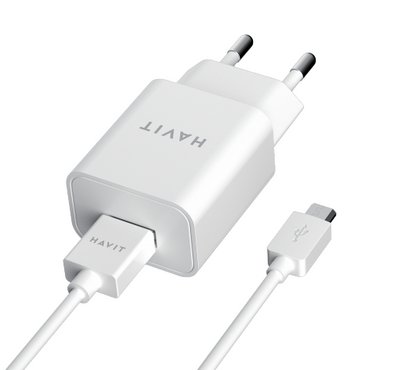 Зарядний пристрій HAVIT HV-ST111 USB з кабелем Micro USB 1465-HLF-C. фото