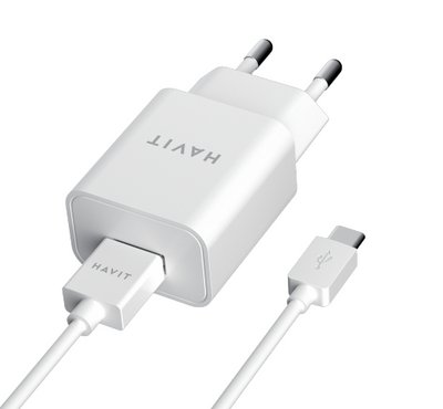 Зарядний пристрій HAVIT HV-ST113 USB з кабелем Type-C 1466-HLF-CON фото