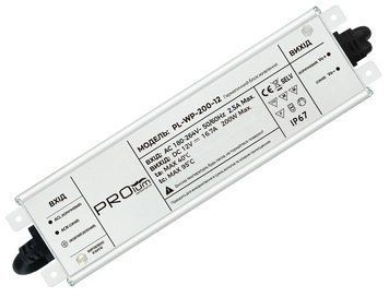 Блок питания PROLUM&trade; 12V, 200W, 16.7А, Series "WPS" герметичный (📌 01782s |223013 ТЯ34 /MX) фото