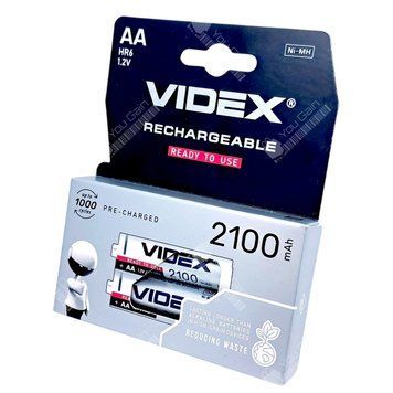 Аккумуляторы Videx HR6/AA 2100mAh double blister/2шт