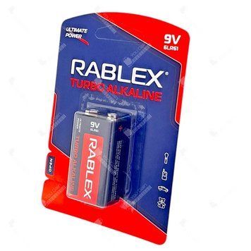 Батарейка RABLEX Turbo Alkaline 9В/6LR61 (📌 02046s | 0135 Б2Я67) фото