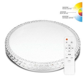 Светильник светодиодный Biom SMART SML-R45-70-RGB 3000-6000K 70Вт с пультом д/у (📌 00-00023955-BIOM[3033]) фото