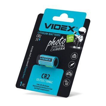 Літієва Батарейка Videx CR2 (3V) (📌 01544s |0929 Б2П28) фото