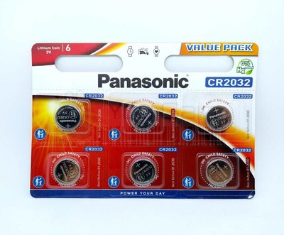Батарея літієва CR2032 Panasonic (1 батарейка) 1074 H U |0132 фото