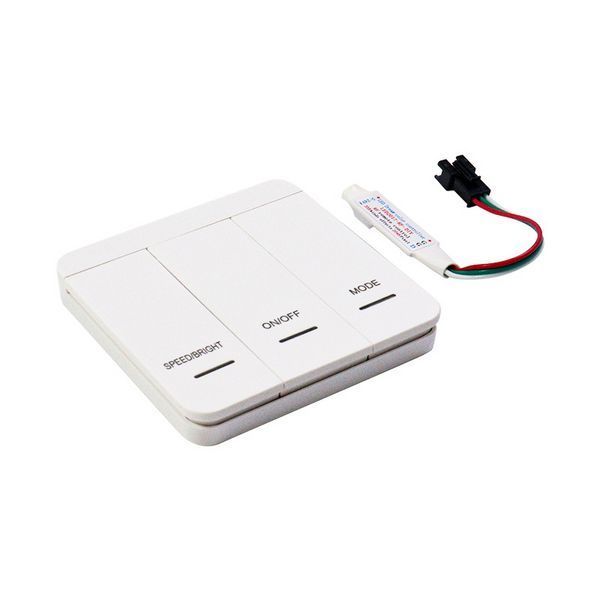 Контролер PROLUM SPI Single color; Вимикач; 3кл; макс:2048px (📌 01975s | 402047 Б2Я98) фото