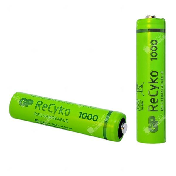 Аккумуляторы GP ReCyko 950 мАч NiMH AAA (HR03) (упаковка 4 штуки)