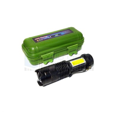 Ліхтар тактичний Bailong BL-525 -XPE + COB, ЗУ micro USB, вбудований акумулятор, zoom, кліпса 1435 C фото