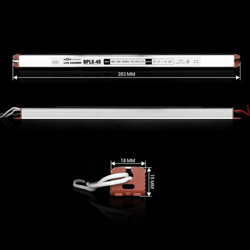 Блок питания BIOM Professional DC12 48W BPLS-48-12 4А stick (📌 00-00019661-BIOM[2609]) фото