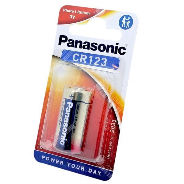 Батарейка литиевая Panasonic Photo Lithium CR123A (📌 02172s | Б2Я19) фото