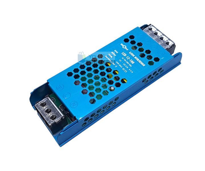 Блок живлення BIOM DC12 100W 8.3А LED-12-100 (📌 01675s |Б2Я20 23436) фото