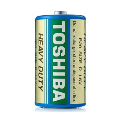 Батарейка сольова TOSHIBA R20 (373, D) Heavy Duty 1484 H C U |0926 фото