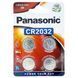 Батарейка Panasonic CR2032. (Пакування 4 штуки) 02173s | Б2Я19 фото 2