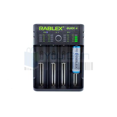 Інтелектуальний зарядний пристрій Rablex RB404 (Li-Ion, NiMH, NiCd) 1567 H C U фото