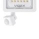 LED прожектор VIDEX F2e 10W 5000K с датчиком движения и освещенности
