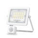 LED прожектор VIDEX F2e 10W 5000K с датчиком движения и освещенности