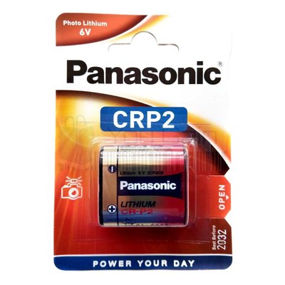 Батарейка фотолитиевая Panasonic CR-P2 6В 0525 H C U | 32 фото