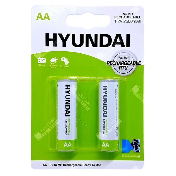 Акумулятор HYUNDAI NiMH 2500 mAh AA HR06 AA (пакування 2 шт)