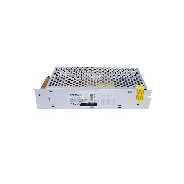 Імпульсний блок живлення 12В 16.6А (200 Вт) PROLUM&trade; Series "S" (📌 01642s |221024 ТЯ34 /MX) фото