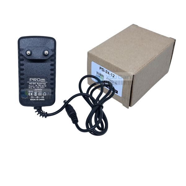Блок живлення PROLUM&trade; 12V, 24W, 2.0А, Series "PD" (📌 02017s|224002 Б2Я30) фото