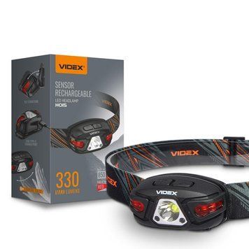 Налобный светодиодный фонарик VIDEX VLF-H015 330Lm 5000K (📌 02243s |) фото