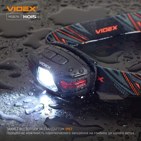 Налобный светодиодный фонарик VIDEX VLF-H015 330Lm 5000K (📌 02243s |) фото