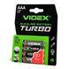 Батарейки щелочные для мощных устройств Videx Alkaline LR03/AAA Turbo блистер 4 штуки 01857s | 0829 Б2Я15 фото 4