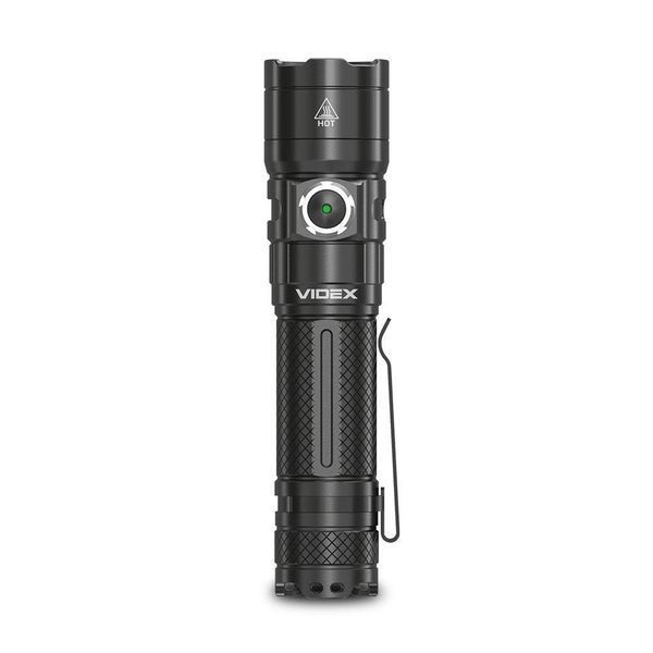 Портативный светодиодный фонарик (+аккумулятор 4000мАг) VIDEX VLF-A406 4000Lm 6500K (📌 02302s |) фото