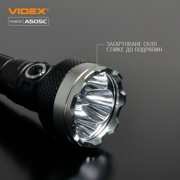 Портативний світлодіодний ліхтарик VIDEX VLF-A505C 5500Lm 5000K (📌 2709223696) фото