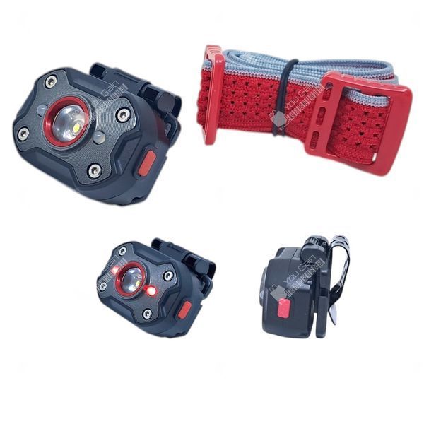 Компактный налобный фонарь RABLEX RB988 800Lm TG3 5W IPX5Type-C, зажим, красный свет (📌 02301s | Б2Я64) фото