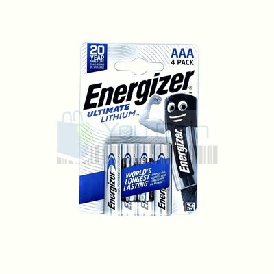 Батарейка літієва FR03 (AAA) Energizer® Ultimate Lithium для екстремальних умов експлуатації (1 батарейка) 1270-H C |1242 фото