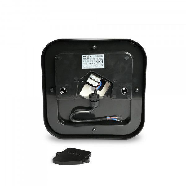 LED світильник ART IP65 квадратний VIDEX 15W 5000K Black