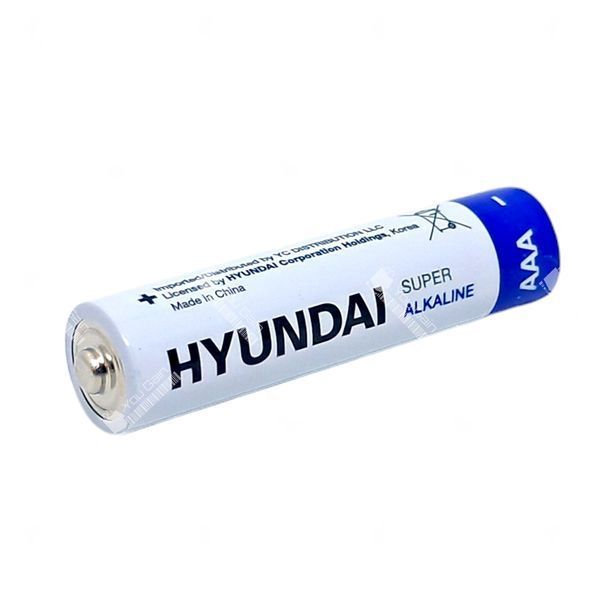 Батарейка щелочная Hyundai Power Alkaline AAA (LR03) (📌 02209s | Б2Я67) фото