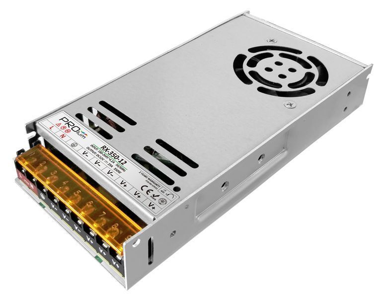 Блок живлення PROLUM&trade; 12V, 350W, 29.10А, Series "RX" (📌 01636s 223036| ТЯ34) фото